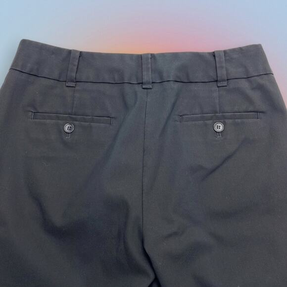 TALBOTS Women’s 6 Black HERITAGE FIT Bootcut Chino Pant - Picture 2 of 4